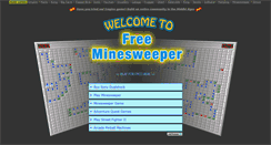 Desktop Screenshot of freeminesweeper.org